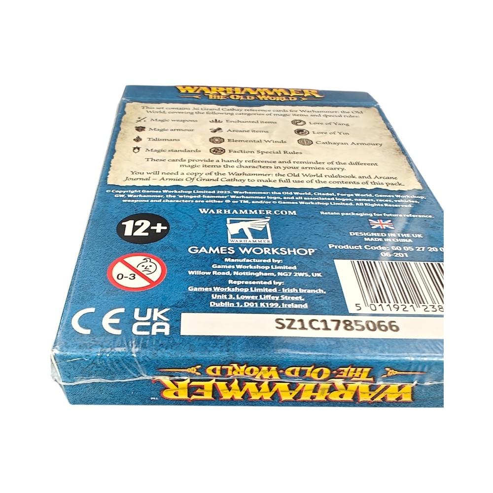 Grand Cathay Reference Card Pack Sealed Warhammer Old World
