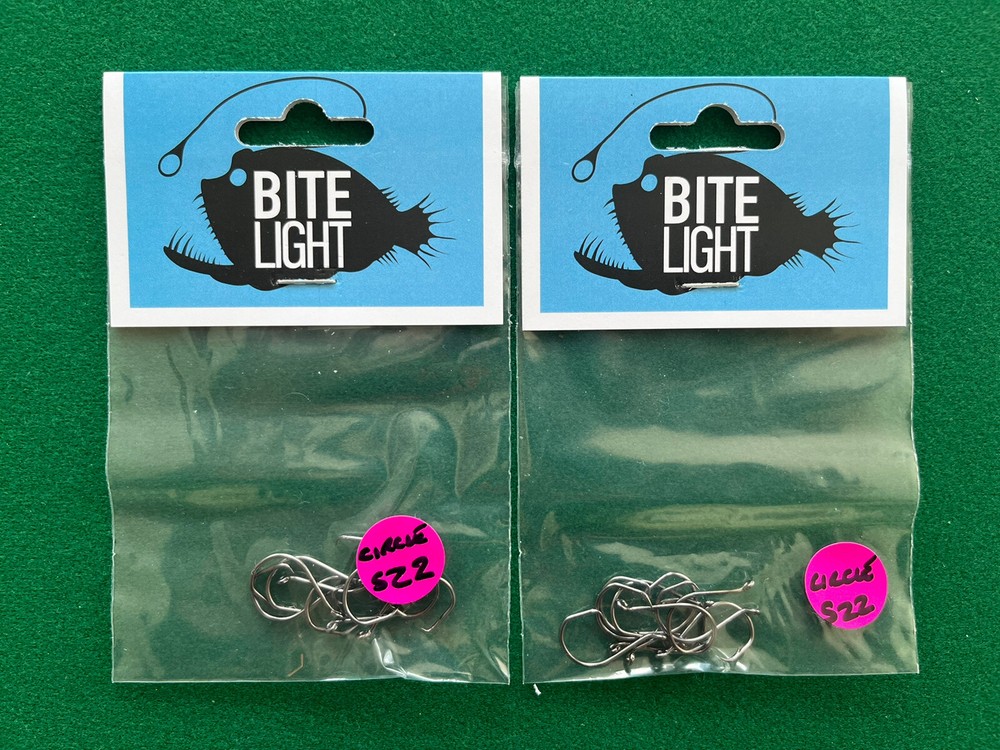 Circle Hooks size 2 - Bitelight Perchmaster 2 packs 20 hooks