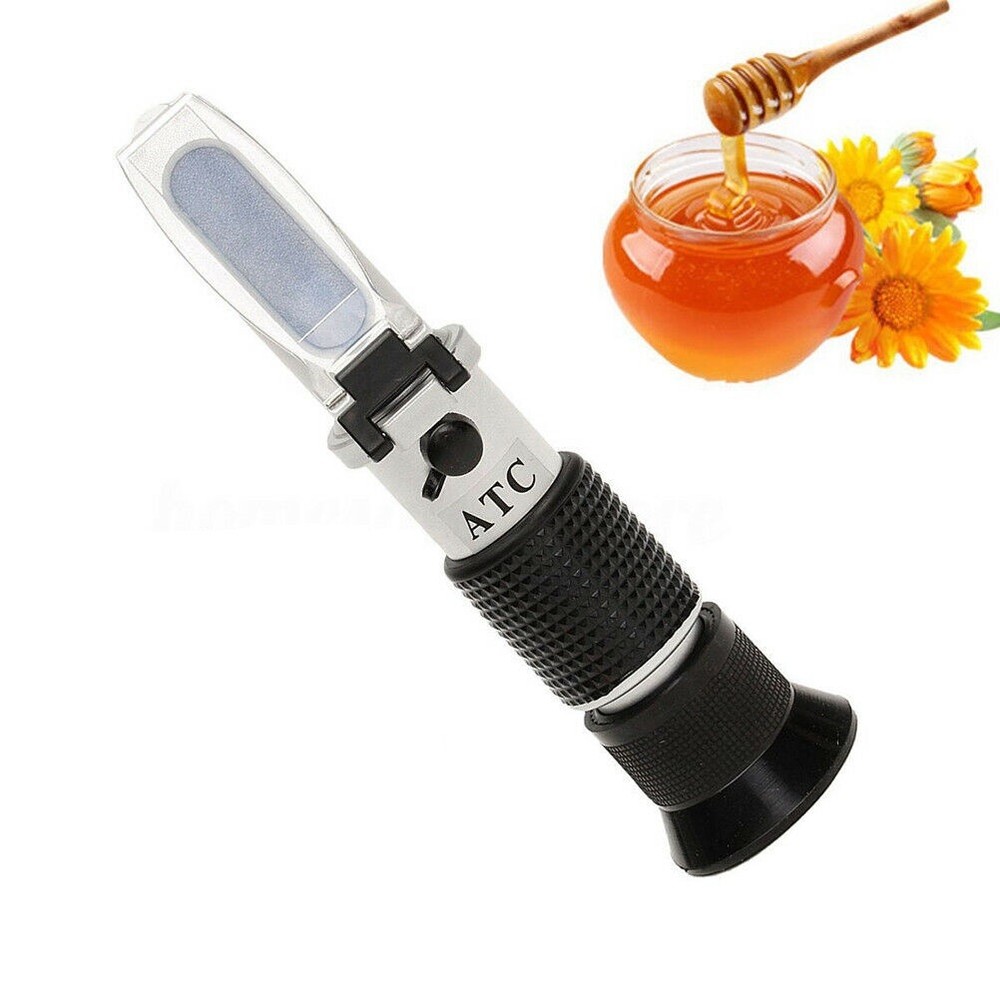 New High Measuring Range Brix tester 58%-90% Beekeeping Honey Refractometer US