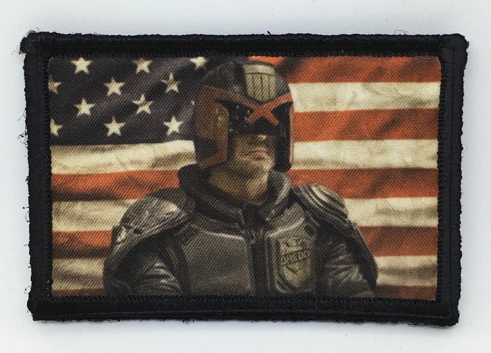 Approved by The Comics Code Morale Patch Tactical ARMY Military USA Flag Hook
