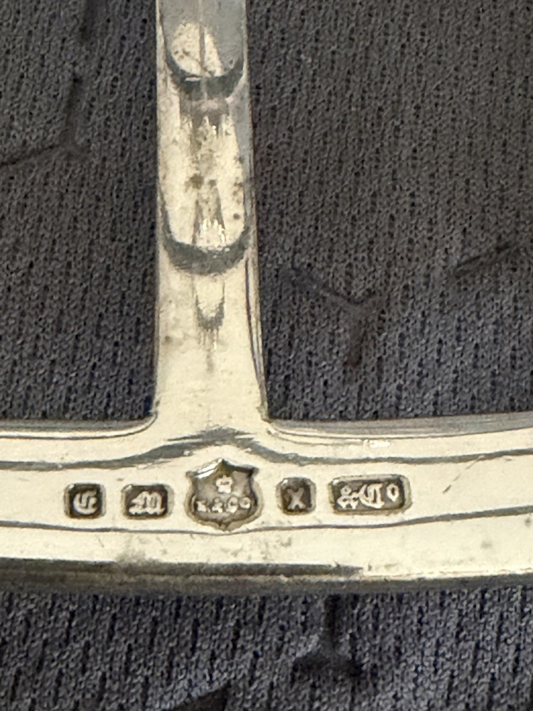 Exquisite Elkington & Co Silver Plated Toast Rack 1840’s