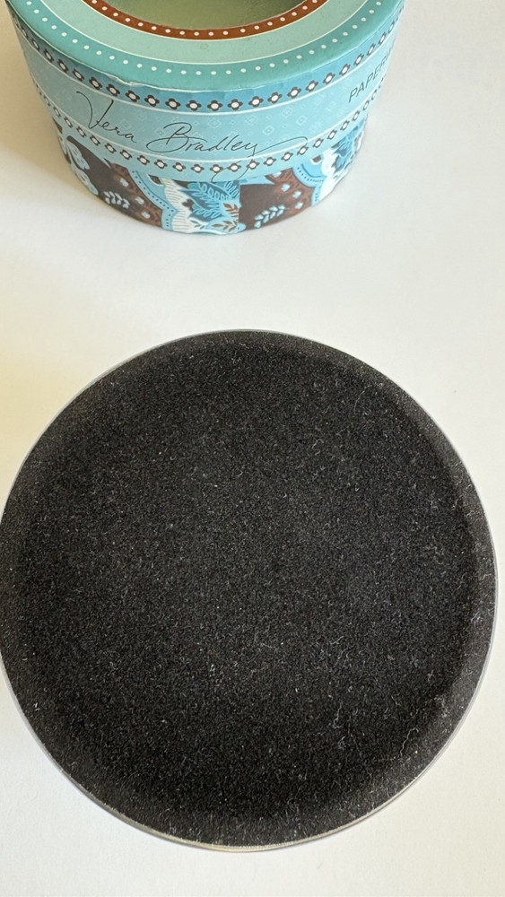 Vera Bradley Java Blue Paperweight with gift box