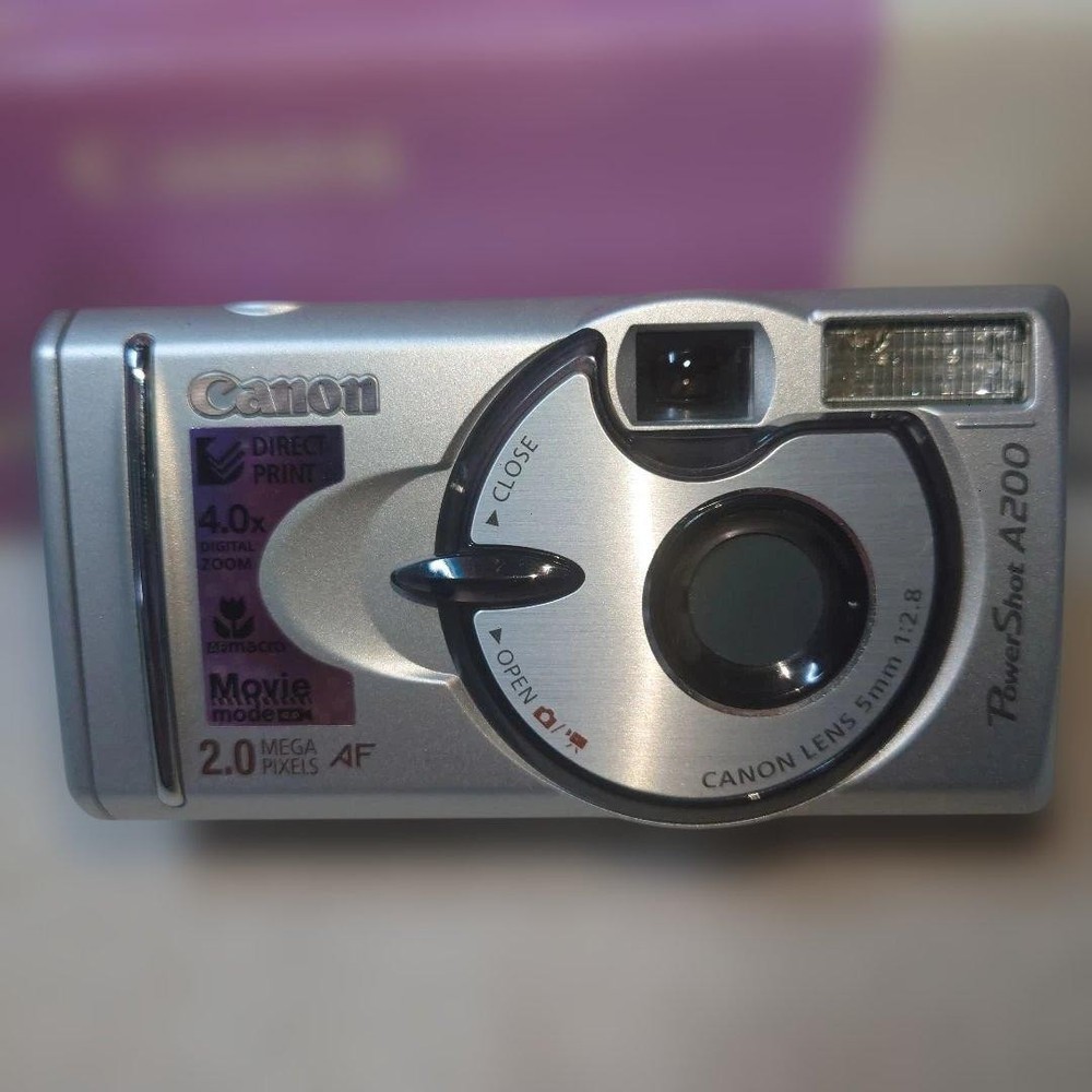 Canon Camera Powershot A200 Digital Retro 1