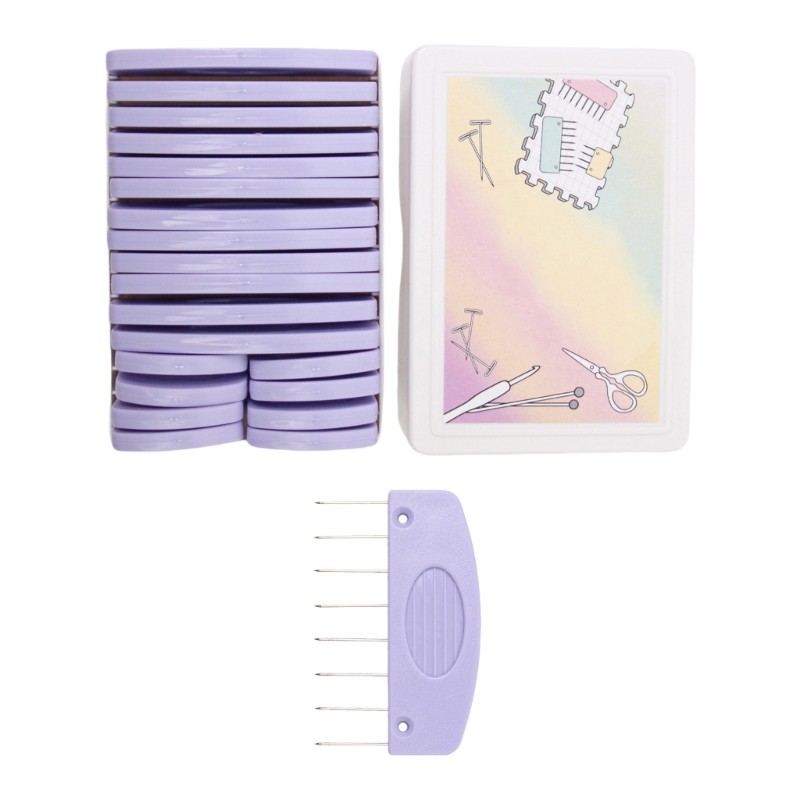 20Pcs Knit Blocking Combs 8-Pin 4-Pin Knit Blocking Combs Knit Blocking Pin Set