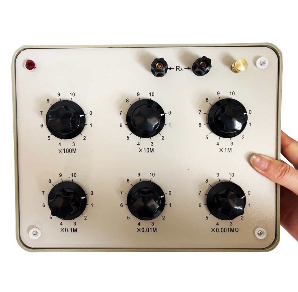 Decade Resistance Box Adjustable DC Resistance Box Range 0~1.111110GΩ