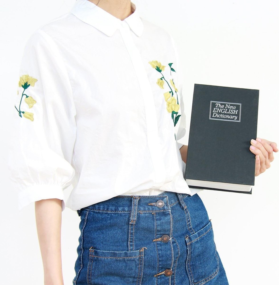 Stylish Dictionary Book Safe with Combination Lock - Secure & Elegant Storage