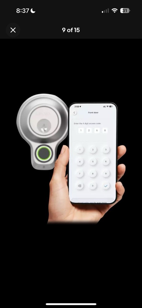 BRAND NEW LOCKLY FLEX TOUCH DEADBOLD!