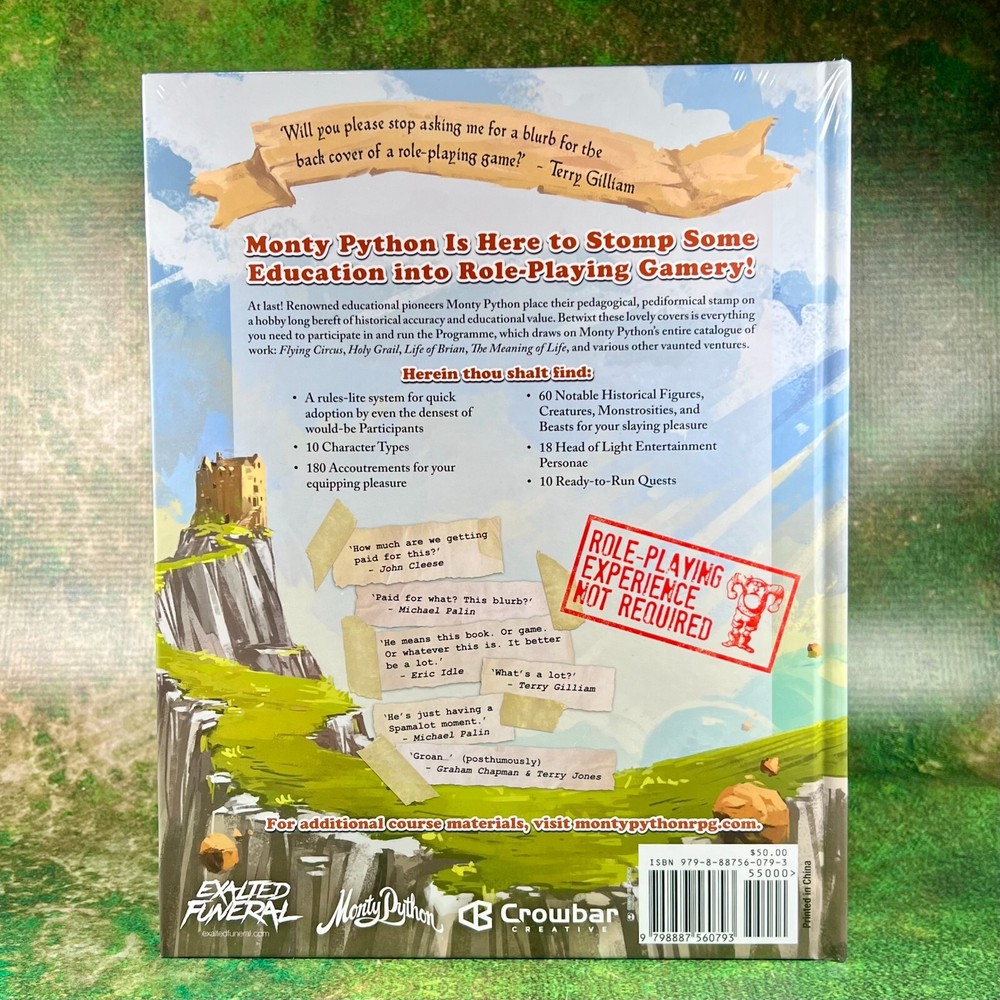 Monty Python's Cocurricular Mediaeval Reenactment Programme RPG Rulebook