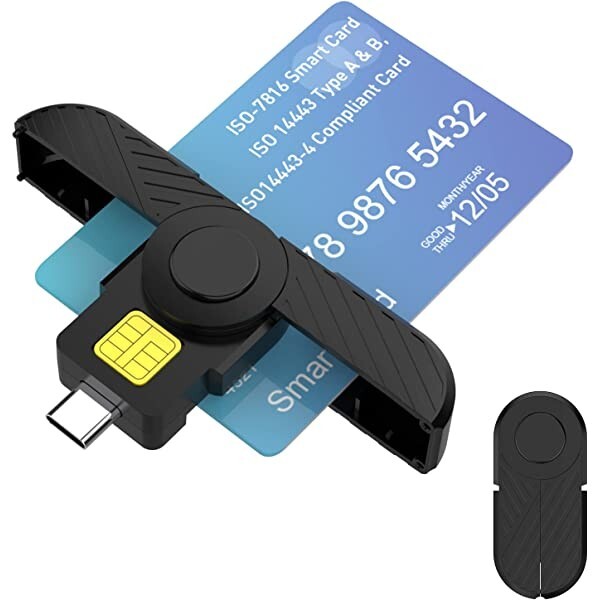 CAC Reader, DOD Military USB C Common Access CAC Card Reader Windows, Mac OS Lin