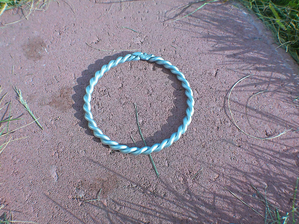 Pure Zinc Tensor Bangle