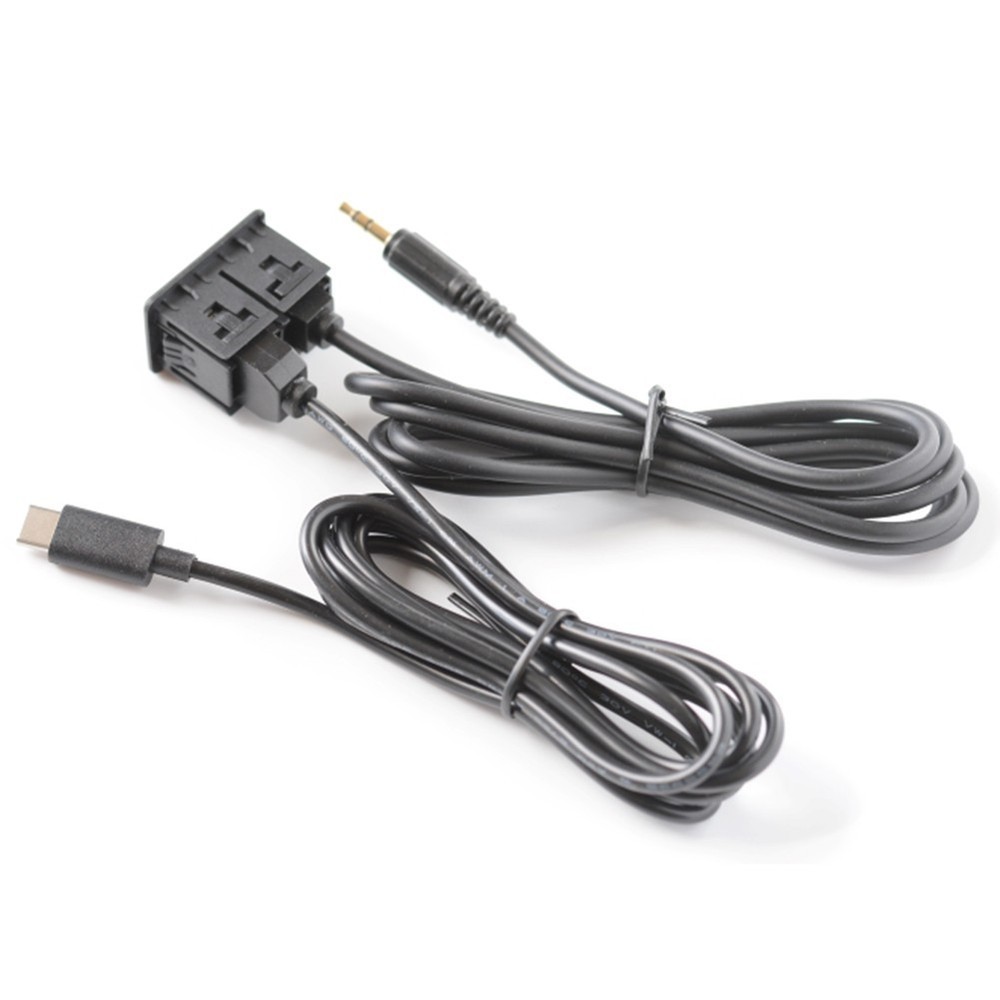 Center Console Car USB and AUX Port Panel Interface 145CM Extension Cable