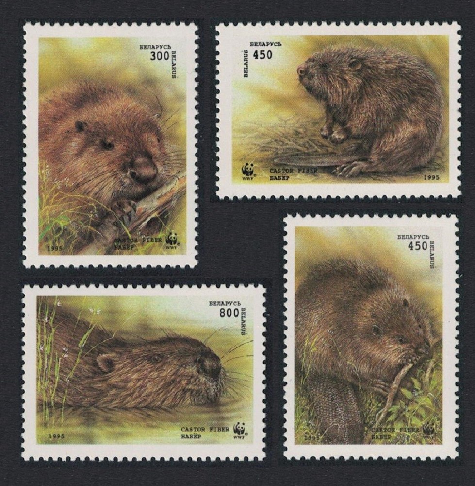 Fauna Animals WWF 3 Sets Belarus Belize Benin