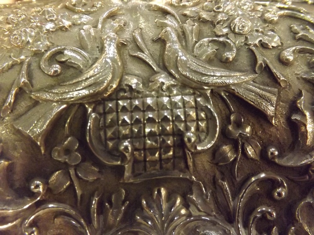 Antique Handmade Greek Silver Centerpiece