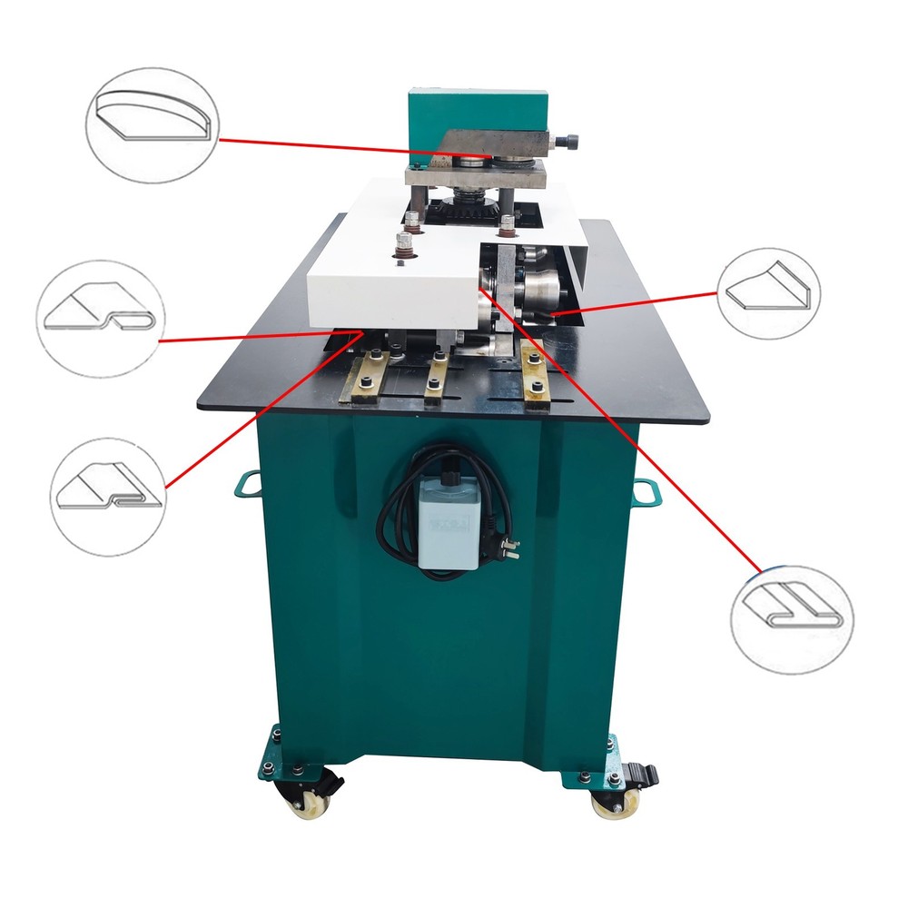 5Shape Seam Lock Forming Machine Edge Biting Machine Exhaust Pipe Processor 220V