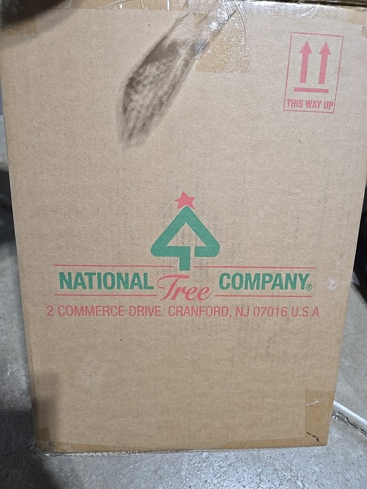 National Tree Company 30 in. Pre-Lit Fabric Snowman