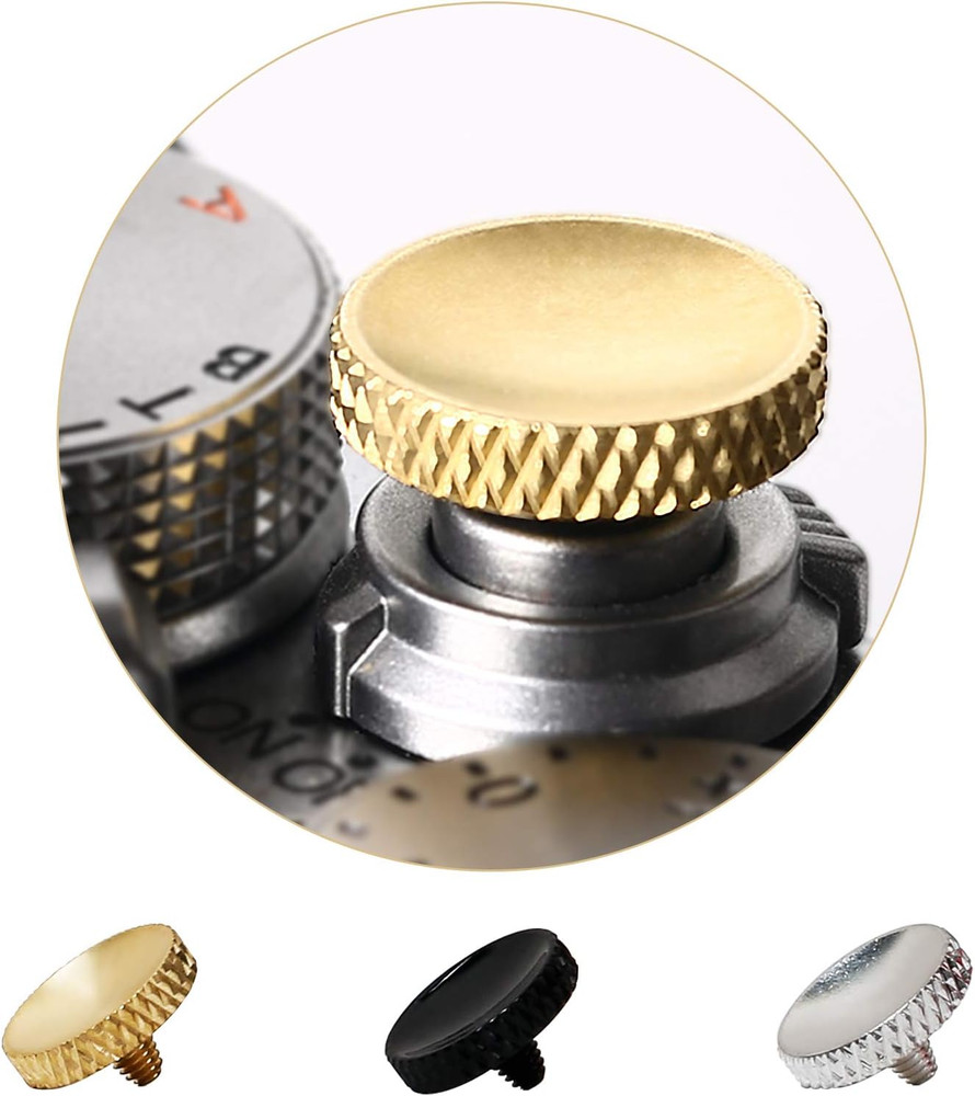 Soft Shutter Release Button, High-End Pure Copper Camera Shutter Button (3 Pack)