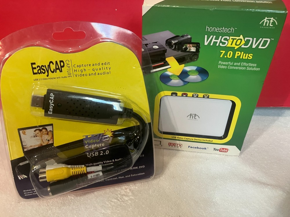 Honestech VHS to DVD 7.0 Deluxe Video Conversion USB Windows PLUS EasyCAP