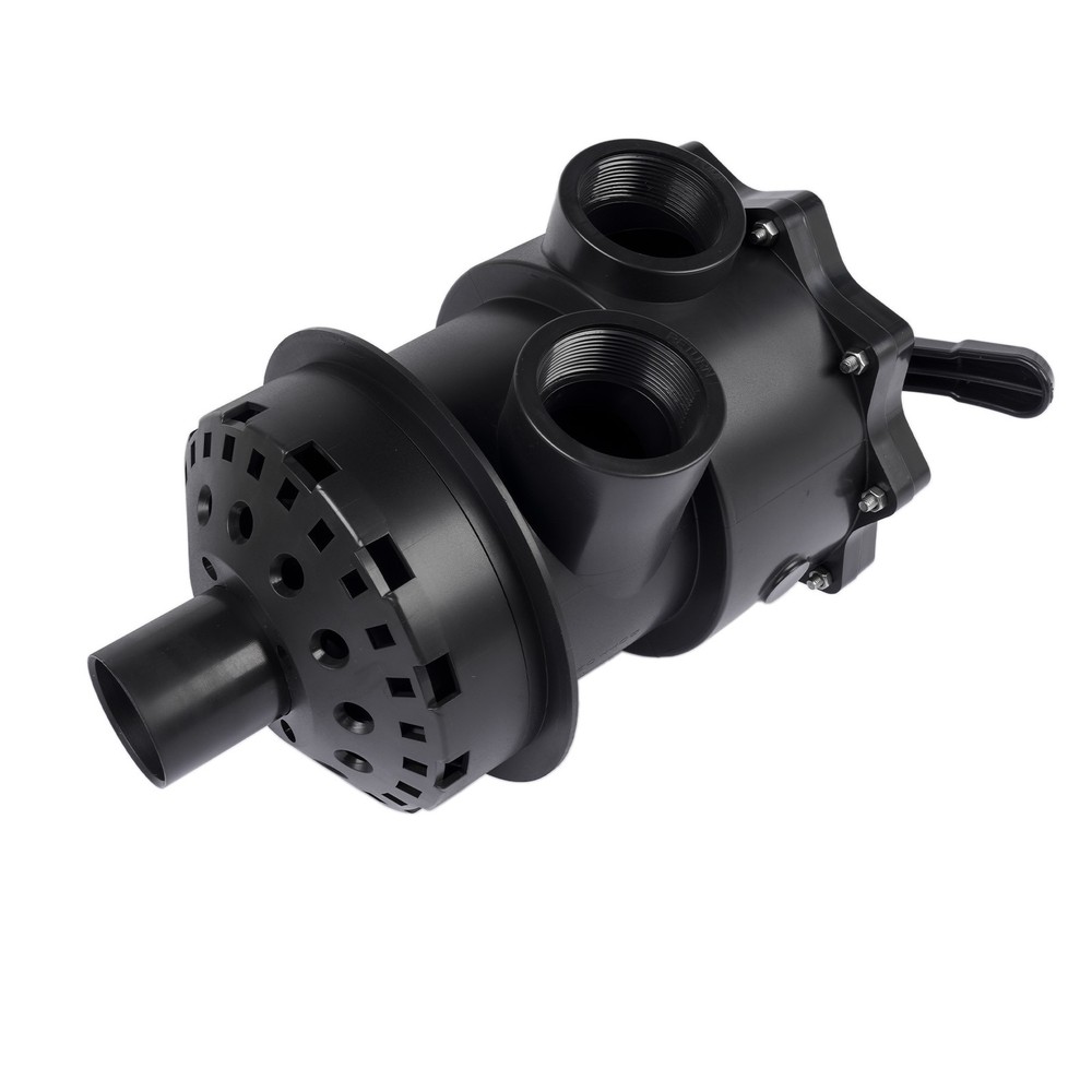 Black Vari-Flo 2" Top Mount Control Value Multiport Valve 6 Positions SP071621