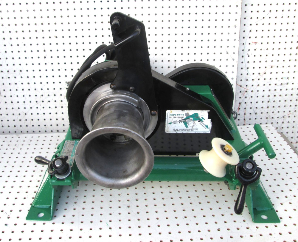 Greenlee 6001 Super Tugger Cable Puller 6500 lbs with floor mount Ready to pull
