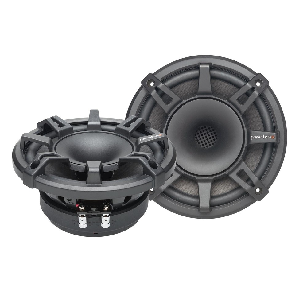 PowerBass PBX-PRO6CD - 6.5" Pro Mid Range with Compression Horn Tweeters, Pai...