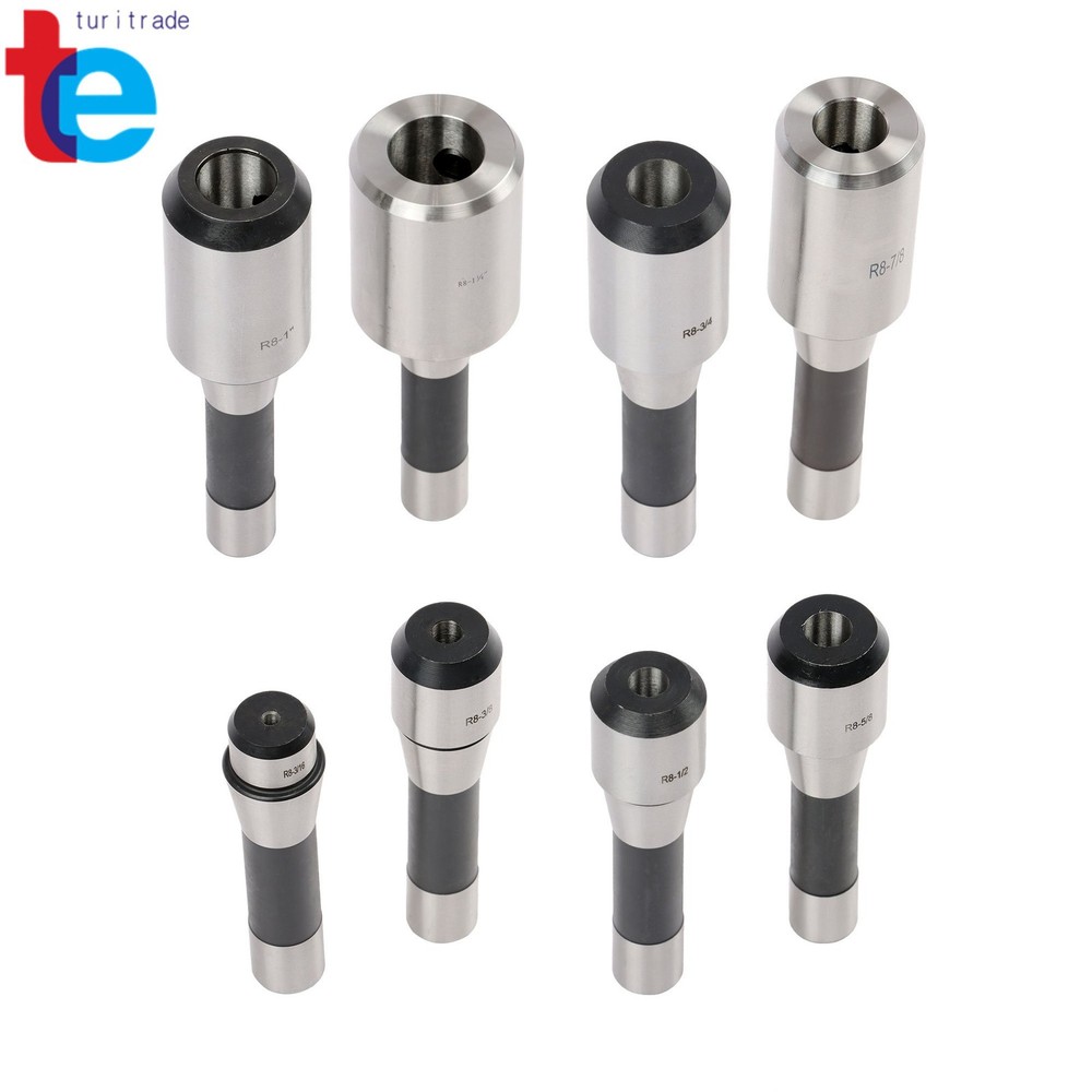 R8 Precision End Mill Tool Holder 8PCS Set for Milling Machine 202-5310