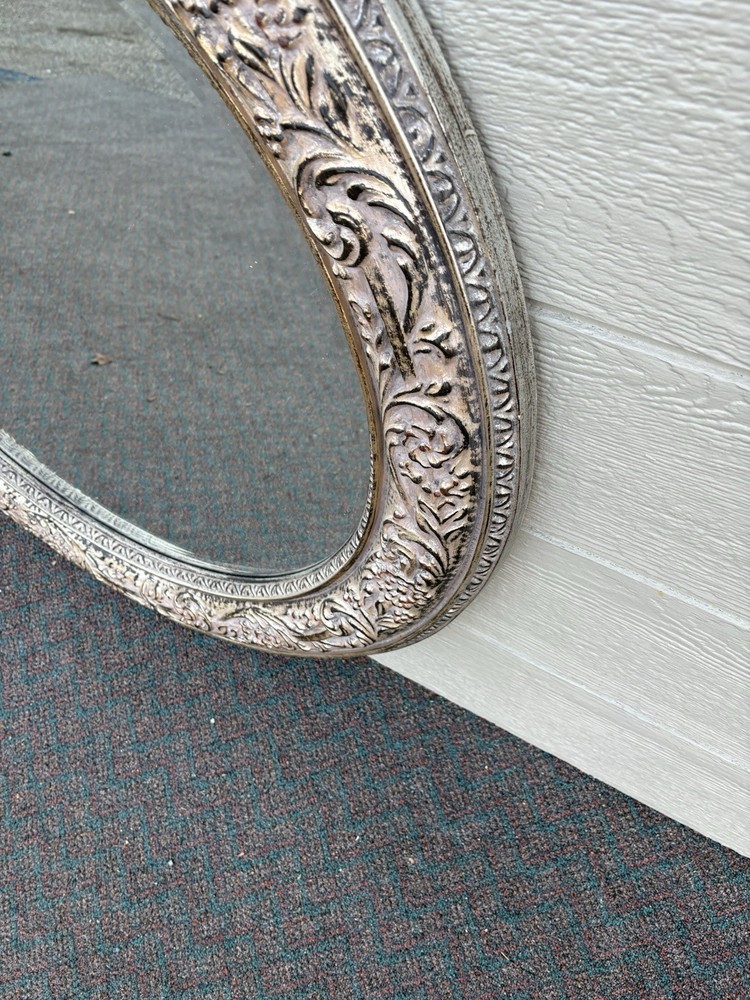 67269 Round Decorator Beveled Mirror 39" W