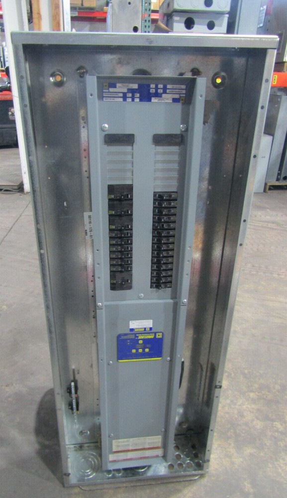 💥SQUARE D 60 AMP MAIN LUG PANELBOARD 208Y/120 VAC 3 PHASE W/ TVS2IMA12PC