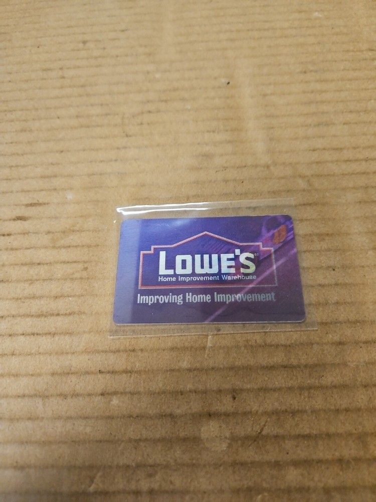 MOTION IMAGE Vintage Lowe’s Credit Card *SEE PICS*
