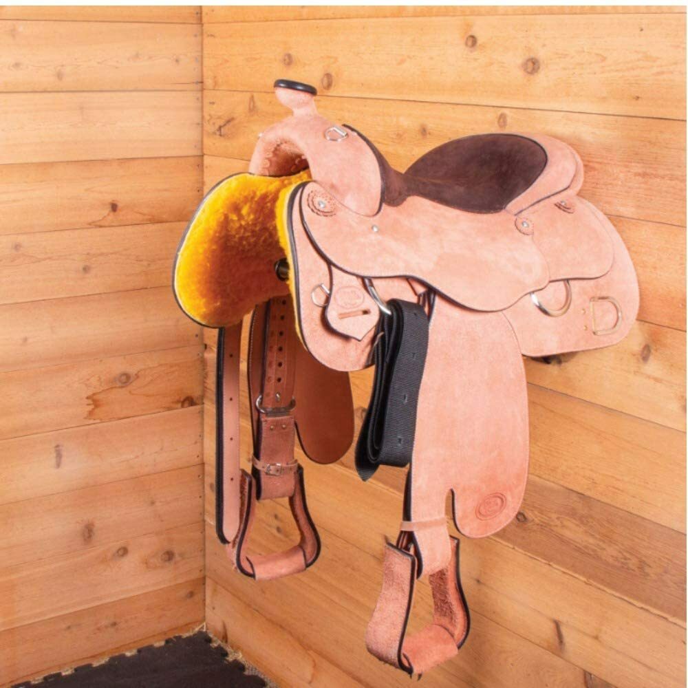 Seny Wall Mounted Folding Saddle Rack 26"X 8"X 21"