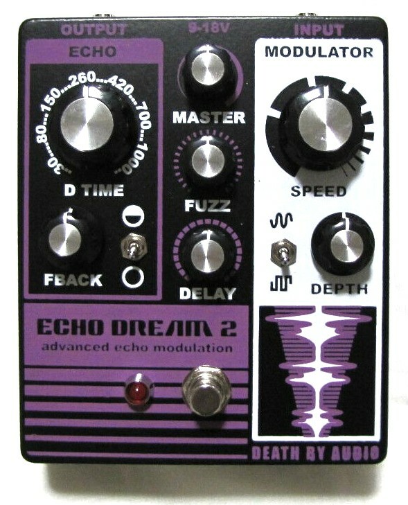Used Death By Audio Echo Dream 2 Echo Modulation Guitar Effects Pedal