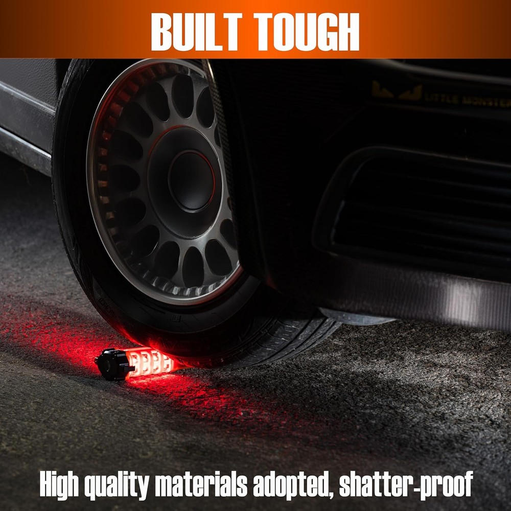 Emergency Car Flashlight with Seatbelt Cutter and Window Breaker, LED Work Light