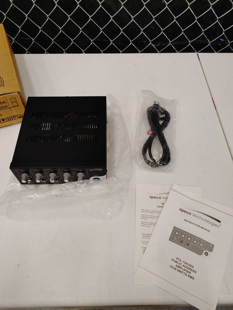 Speco Technologies Amplifier PVL15A
