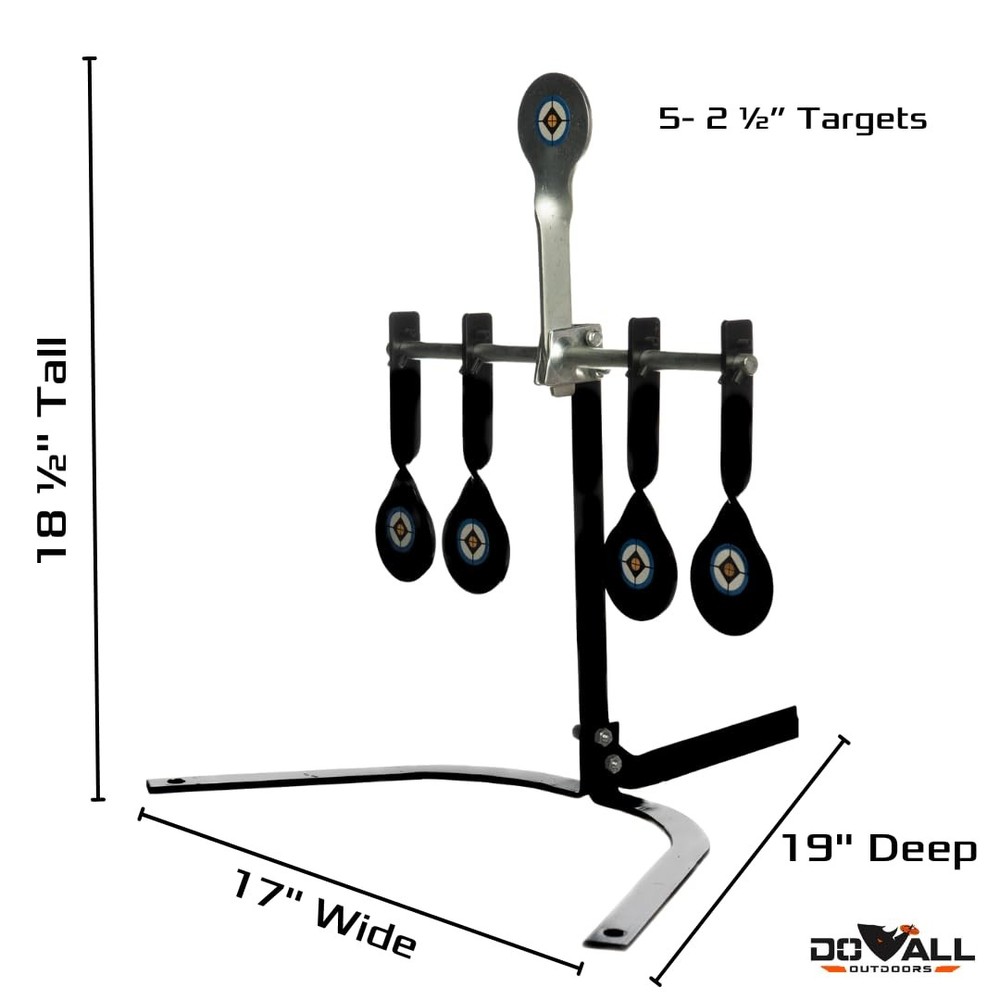 Do-All Outdoors Auto Reset Steel .22 Shooting Target