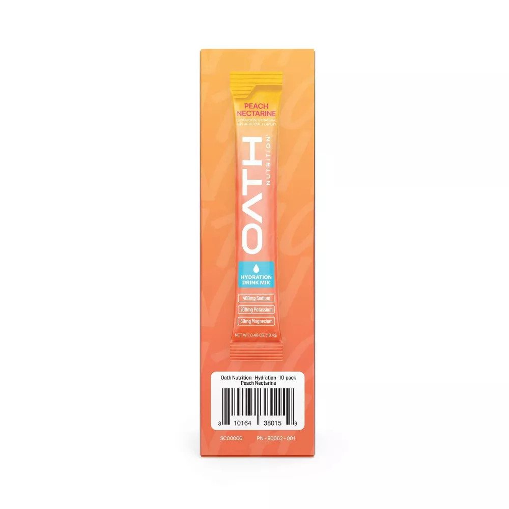 Oath Nutrition 10pk Hydration - Peach Nectarine