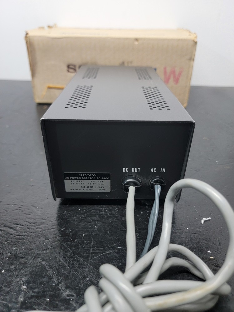 Vintage Sony Camera Power Adapter AC-2400
