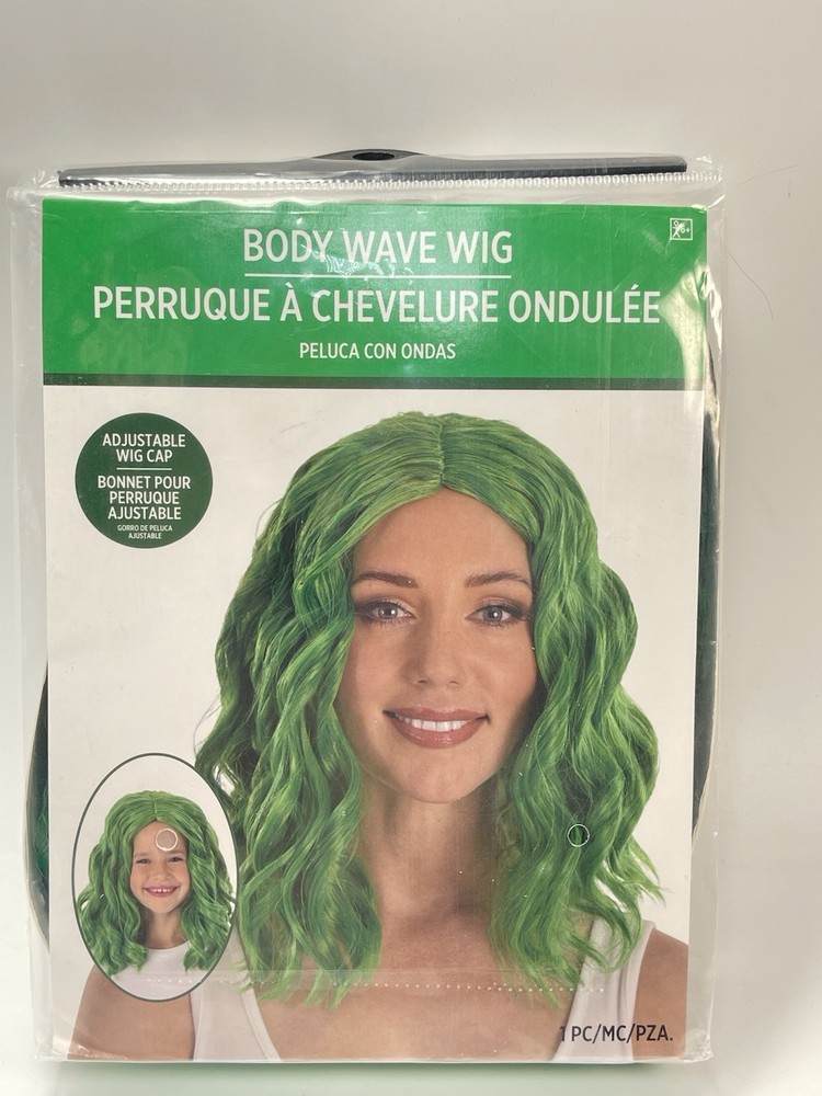 Body Wave Green Wig Saint Patrick’s Day Cosplay