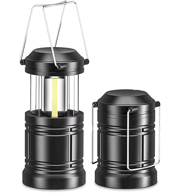 Lantern Camping Essentials Lights LED Flashlight Power Outages Battery Operated