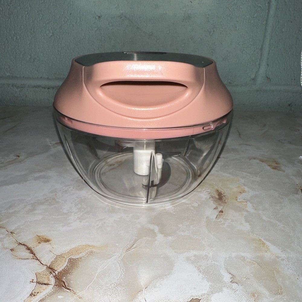 Kitchen HQ Pink Mini Chopper With Box