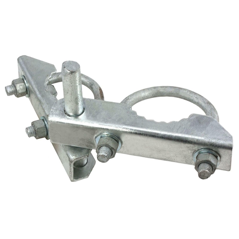 Chain Link 3" [2 7/8" OD] Industrial Offset 180 Degree Hinge (2 Pack)