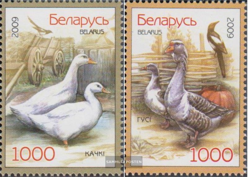 Weißrussland 766-767 MNH 2009 Poultry