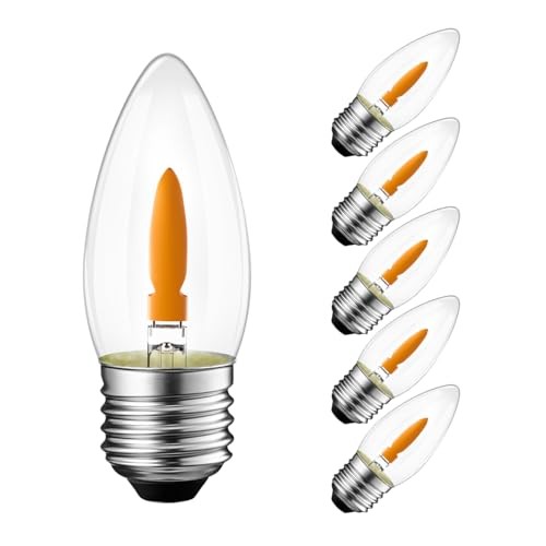 Flame Light Bulbs,Flickering Flame Bulbs with 2 Modes,E26 E26-6PACK 1800k