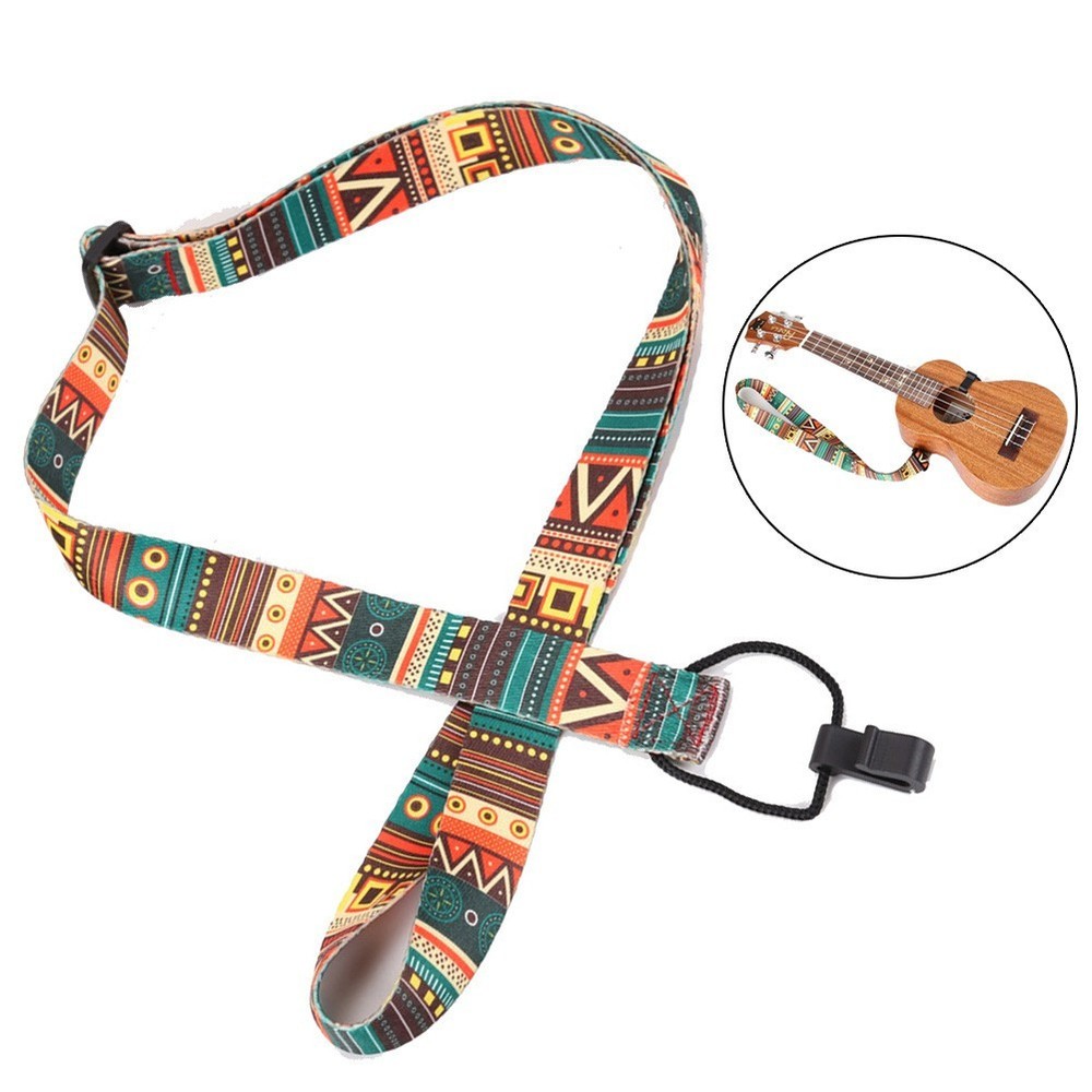 HawaiianStyle Adjustable Ukulele Sling & Hook for All Sizes Classic Design