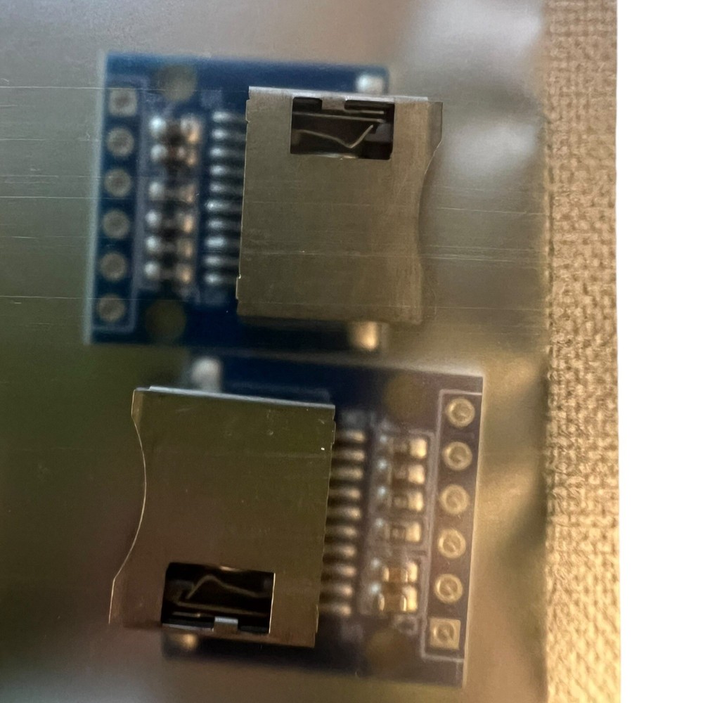 2x Micro SD Card Module for ESP32/Arduino | SPI Interface TF Reader Adapter