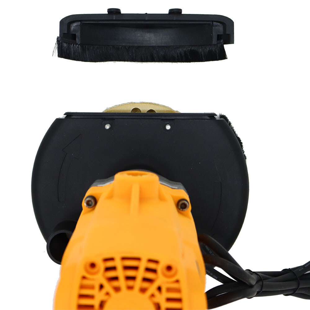 Concrete Cement Floor Wall Rough Grinding Machine W/5 Diamond Grinding Wheels