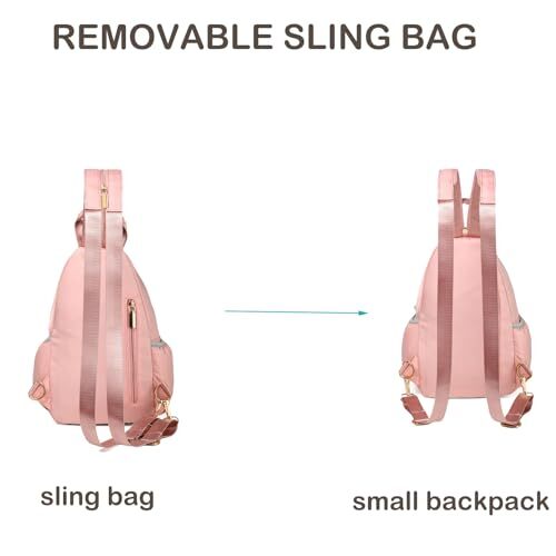 Small Sling Bag for Women Mini Backpack Sling Backpack Convertible Small