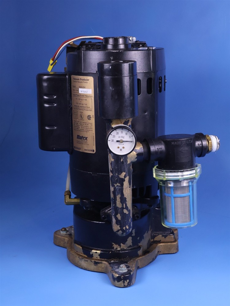 Matrx Max-2000 Dental Vacuum Pump Operatory Suction System