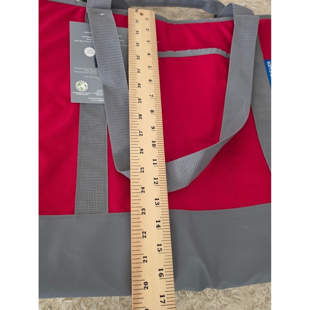 Insulated Red & Gray Tote Bag by Igloo
