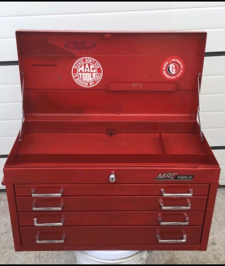 Mac Tools Top Chest Vintage Tool Box