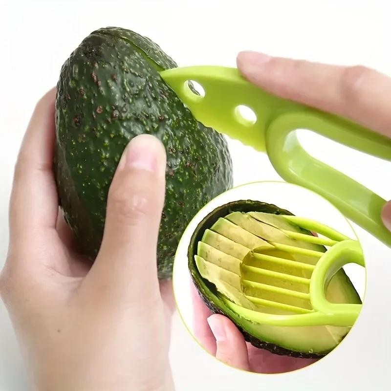 3-in-1 Avocado Slicer Cutter Pitter Multifunction Kitchen Tool Camping