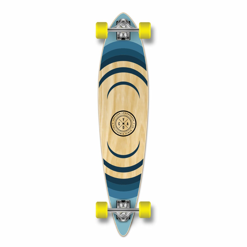 YOCAHER Pintail Longboard Complete - Earth Series - Ripple (GCPT123)